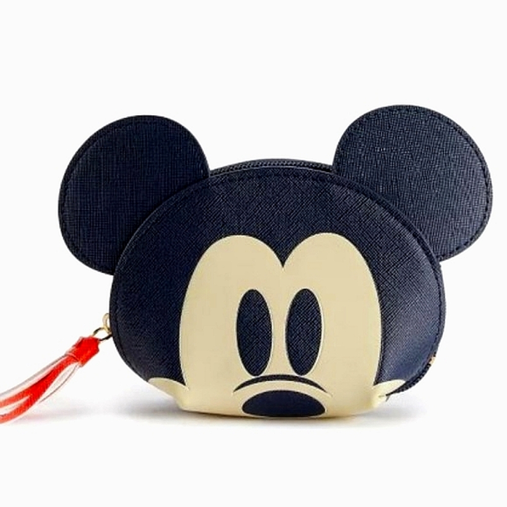 NWT! Disney Mickey Mouse Face Coin Purse Pouch Wallet ears